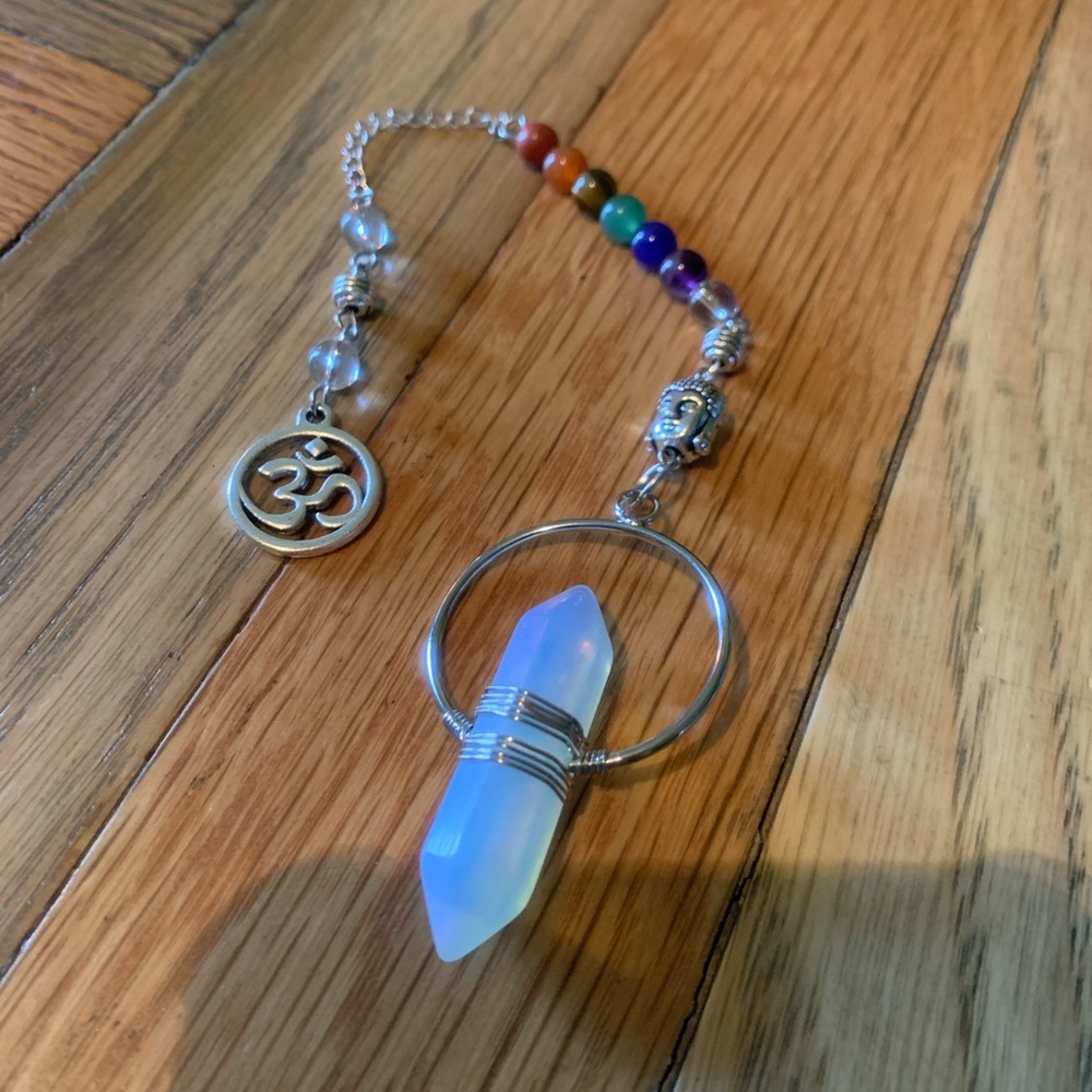 Beautiful Opalite Chakra Pendulum - image 1